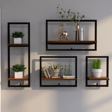 Load image into Gallery viewer, 21 Stories,, Wall Floating Shelves (Set of 4)