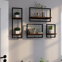 Load image into Gallery viewer, 21 Stories,, Wall Floating Shelves (Set of 4)