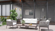 Load image into Gallery viewer, RopeVibe,, Outdoor Patio Conversational Set with Cushions (Set of 5)