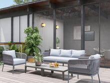 Load image into Gallery viewer, RopeVibe,, Outdoor Patio Conversational Set with Cushions (Set of 5)