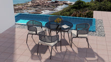Load image into Gallery viewer, RopeVerse,, Outdoor Patio Dining Set (Include 4 Dining Chairs and 1 Dining Table)