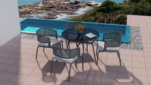 Load image into Gallery viewer, RopeVerse,, Outdoor Patio Dining Set (Include 4 Dining Chairs and 1 Dining Table)