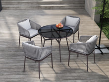Load image into Gallery viewer, RopeVibe,, Outdoor Patio Dining Set (Include 4 Dining Chairs and 1 Dining Table)