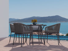 Load image into Gallery viewer, RopeVibe,, Outdoor Patio Dining Set (Include 4 Dining Chairs and 1 Dining Table)