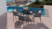 Load image into Gallery viewer, RopeVibe,, Outdoor Patio Dining Set (Include 4 Dining Chairs and 1 Dining Table)