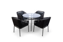 Load image into Gallery viewer, RopeVerse,, Outdoor Patio Dining Set (Include 4 Dining Chairs and 1 Dining Table)