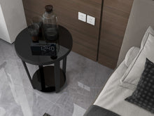 Load image into Gallery viewer, Cassadorna,, Glass End Table 20" x 22" ( 50 cm x 56cm)