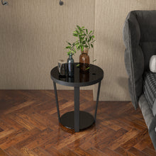 Load image into Gallery viewer, Cassadorna,, Glass End Table 20" x 22" ( 50 cm x 56cm)