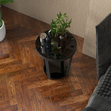 Load image into Gallery viewer, Cassadorna,, Glass End Table 20" x 22" ( 50 cm x 56cm)