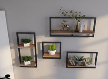 Load image into Gallery viewer, 21 Stories  Wall Floating Shelves (Set of 4) (6754613657786)
