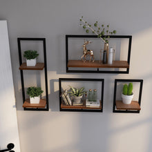 Load image into Gallery viewer, 21 Stories,,  Wall Floating Shelves (Set of 4)
