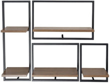 Load image into Gallery viewer, 21 Stories,,  Wall Floating Shelves (Set of 4)
