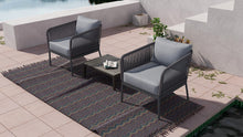 Load image into Gallery viewer, RopeVibe,, Outdoor Club Chair with Cushions
