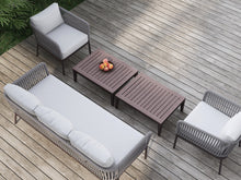 Load image into Gallery viewer, RopeVibe,, Outdoor Patio Conversational Set with Cushions (Set of 5)
