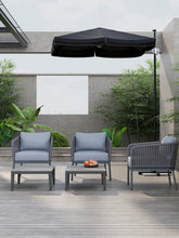 Load image into Gallery viewer, RopeVibe,, Outdoor Patio Conversational Set with Cushions (Set of 5)
