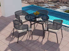 Load image into Gallery viewer, RopeVerse,, Outdoor Patio Dining Set (Include 4 Dining Chairs and 1 Dining Table)
