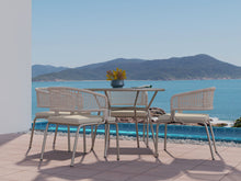 Load image into Gallery viewer, RopeVerse,, Outdoor Patio Dining Set (Include 4 Dining Chairs and 1 Dining Table)
